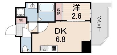 セレニテ兵庫エクラの間取り画像