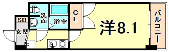 ONE ROOF FLAT NISHINOMIYAの間取り画像