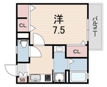フルール岡本の間取り画像