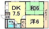 エクセルハイムルナの間取り画像