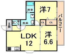 ベルフォーレ中野の間取り画像