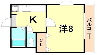 タウンコート新神戸の間取り画像