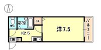 エクレ西宮の間取り画像