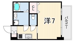 フォーリアライズ昭和南通2の間取り画像