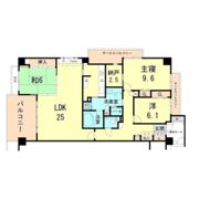 名次町ロジュマンの間取り画像