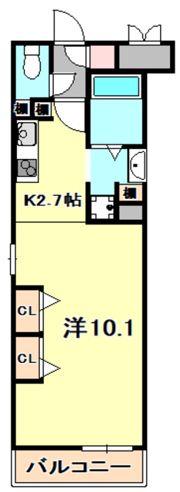 エスタジオ塚口の間取り画像