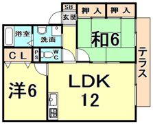 ルミエール甲東園の間取り画像