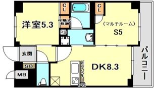 エステムプラザ神戸西4インフィニティの間取り画像