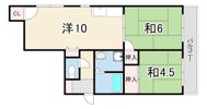パルコート甲子園口の間取り画像