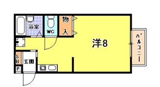ヴィラ上ヶ原の間取り画像