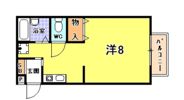 ヴィラ上ヶ原の間取り画像