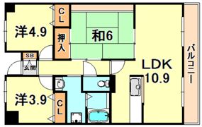 ベレッツァ芦屋1の間取り画像