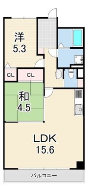 OC RESIDENCE R NISHINOMIYA OGOの間取り画像