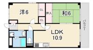 サンラヴィーヌ甲陽園の間取り画像