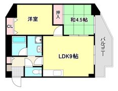ブリックブロックの間取り画像