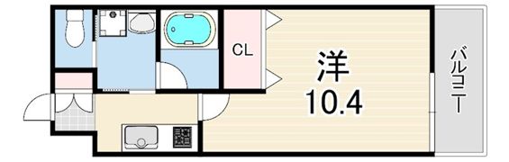 ウェルスクエア西宮北口の間取り画像