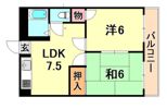 キャッスルハイツ平野の間取り画像