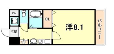 グラーツィア東灘の間取り画像