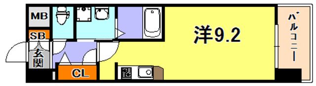 エスリード神戸三宮パークビューの間取り画像
