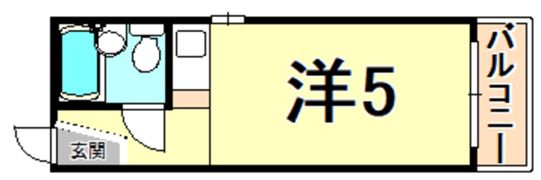 ホワイトコート北口の間取り画像