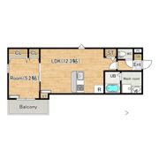 アブニール杭瀬の間取り画像