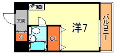サムティ灘駅前の間取り画像