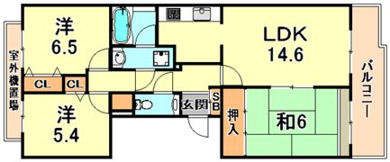 シュネルパークレジデンスの間取り画像