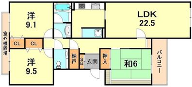 シュネルパークレジデンスの間取り画像