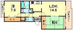 シュネルパークレジデンスの間取り画像