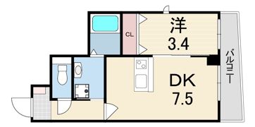 シェモア・グランデ西宮Iの間取り画像
