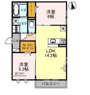 D-ROOM立花の間取り画像