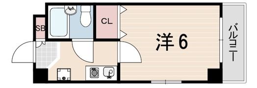 ダイドーメゾン兵庫本町の間取り画像