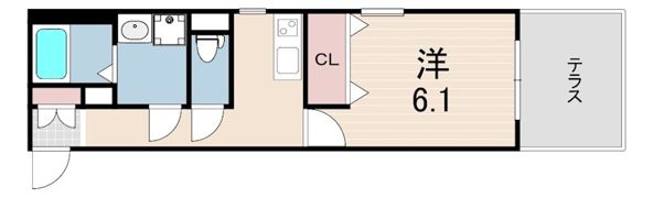 Luna甲子園の間取り画像