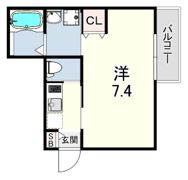 キャッスルコート塚口本町グレイスの間取り画像