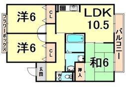 ルミエール B棟の間取り画像