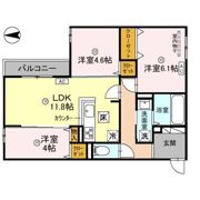 La maison青木町Iの間取り画像