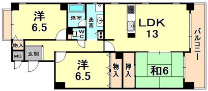 ピーク2の間取り画像