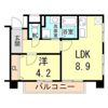 芦屋リバーウエストマンションの間取り画像