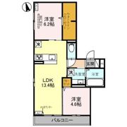 コンフォータブル武庫川の間取り画像