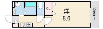 誠月ハイツの間取り画像