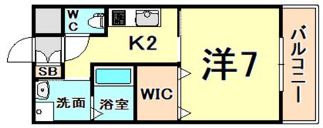 ドエル小松SOUTHの間取り画像