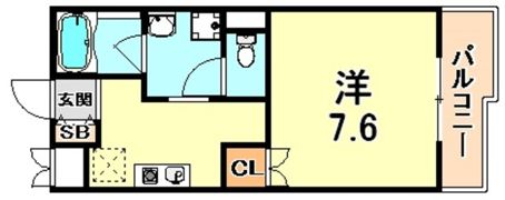 シャンブル仁左衛門の間取り画像