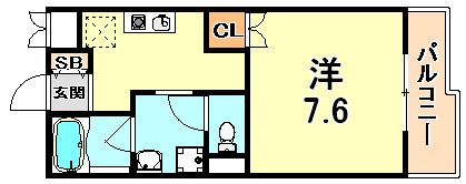 シャンブル仁左衛門の間取り画像