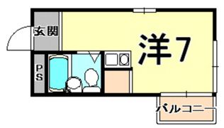 ダイドーメゾン西宮北口Xの間取り画像