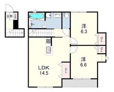 Aparutoman岡本の間取り画像