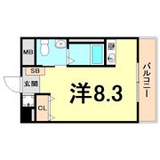 ダイドーメゾン阪神西宮の間取り画像