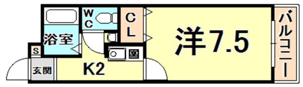 オーブ北口の間取り画像