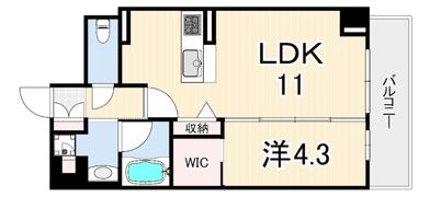 セキュリアコート西宮北口の間取り画像