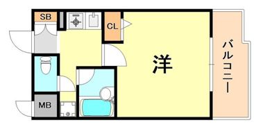 ラナップスクエア三宮プライムの間取り画像