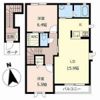 オリゼー芦屋西Dの間取り画像